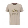 Alpha Industries tričko pánske CAMO PP T vintage sand