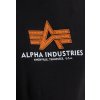 Alpha Industries Basic T RUBBER tričko pánske black c