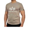 Alpha Industries Basic T Shirt Vintage Sand tričko pánske 1