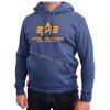 Alpha Industries Basic Hoody pánska mikina New navy wheat 1