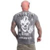 Yakuza tričko pánske TEACH TSB 23037 steel gray