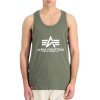 Alpha Industries pánske tielko Basic Tank BB dark olive