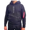 Alpha Industries ALPHA PP Hoody pánska mikina black 1