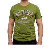 Alpha Industries tričko pánske COLLEGE CAMO T moss green a