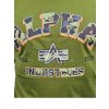 Alpha Industries tričko pánske COLLEGE CAMO T moss green c