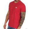 Alpha Industries Basic T Small logo Speed red tričko pánske