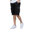 Alpha Industries pánske cargo šortky Jet Short Black