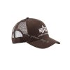 Alpha Industries Basic Trucker Cap šiltovka hunter brown