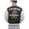 alpha industries zimna bunda varsity air force jacket dark olive 2