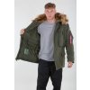 Alpha Industries Polar Jacket pánska zimná bunda dark green 3