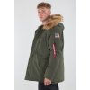 Alpha Industries Polar Jacket pánska zimná bunda dark green 4