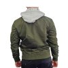 Alpha Industries pánska prechodná bunda MA 1 TT HOOD dark green 3