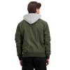 Alpha Industries pánska prechodná bunda MA 1 TT HOOD dark green d