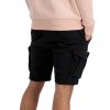 Alpha Industries Cotton Twill Jogger Short pánske šortky black f