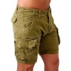 Alpha Industries pánske cargo šortky CREW SHORT Khaki 1