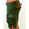 Alpha Industries Crew Short Patch Dark Olive pánske šortky C