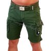 Alpha Industries Crew Short Patch Dark Olive pánske šortky 1