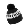Pitbull West Coast zimná čiapka pletená VERMEL black white a