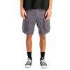 alpha industries panske sortky canvas cargo short vintage grey