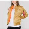 22760 7739 vyrp15 5176Alpha Industries MA 1 SF WMN damska zimna bunda Gold d