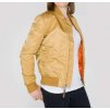 22760 7739 vyrp16 5176Alpha Industries MA 1 SF WMN damska zimna bunda Gold e