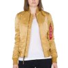 Alpha Industries MA-1 VF WMN dámska zimná bunda Gold-1