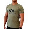 Alpha Industries Basic T-Shirt Olive tričko pánske