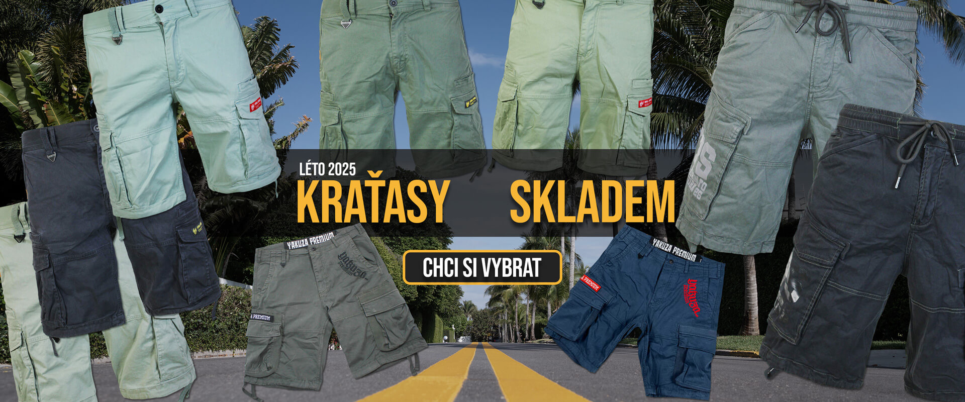 Kraťasy z kolekce 38 Léto 2025