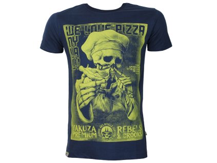Tričko Yakuza Premium 3601 Rebels & Crooks modré1