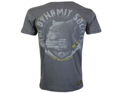 Tričko Yakuza Premium 3802 světle šedé, Born to Burn, The Dynamit Society 1