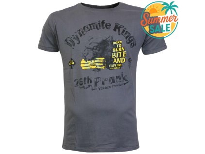 Yakuza Premium Tričko Dynamite Kings 3811 šedé 7