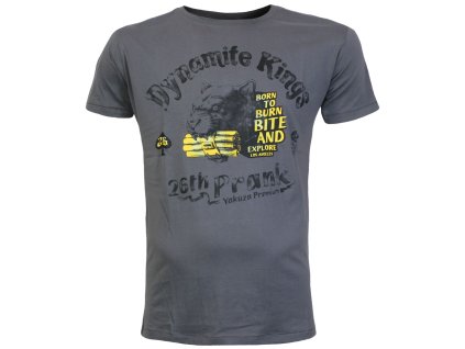 Yakuza Premium Tričko Dynamite Kings 3811 šedé 1