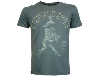 Tričko Yakuza Premium 3900 grey olive, Eternal Enemies, Los Angeles 4