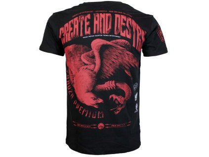 Tričko Yakuza Premium 3905 černé Create and Destroy, Pain and Gain Los Angeles 3