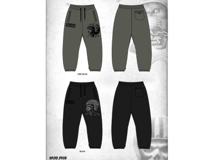 pánské tepláky 3928 černé joggingové Yakuza Premium Selection 1