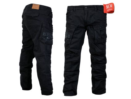 kalhoty Yakuza Premium Selection cargo 3952 černé 1