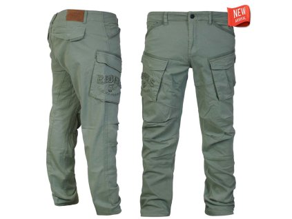 kalhoty Yakuza Premium Selection cargo 3952 olivové 1