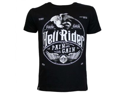 Tričko Yakuza Premium 3912 černé Pain and Gain, Hell Rider 4