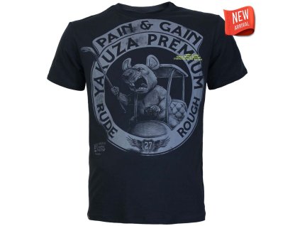Tričko Yakuza Premium 3907 dark blue Rude and Rough, Pain and Gain Los Angeles 2