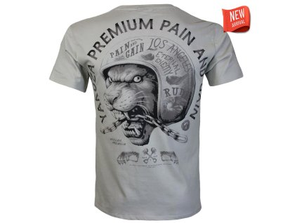 Tričko Yakuza Premium 3919 šedé Pain and Gain, Eternal Enemy 3