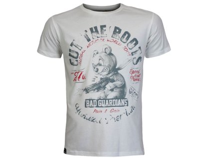 Tričko Yakuza Premium 3914 bílé Cut the Roots, Bad Guardians 7