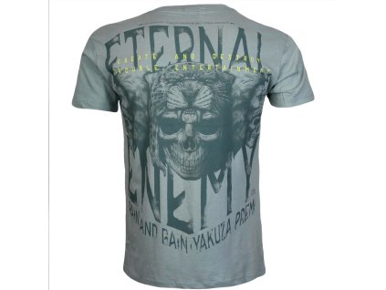 Tričko Yakuza Premium 3903 modré Eternal Enemy, Pain and Gain Los Angeles 3