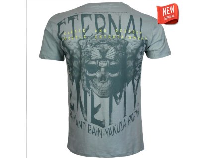 Tričko Yakuza Premium 3903 modré Eternal Enemy, Pain and Gain Los Angeles 2