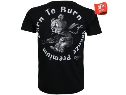 Tričko Yakuza Premium 3908 černé Born to Burn 1
