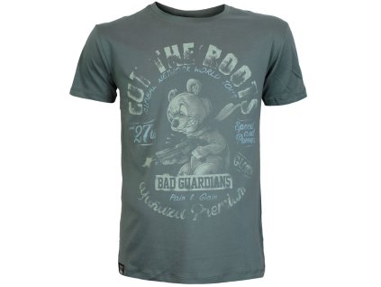 Tričko Yakuza Premium 3914 šedé Cut the Roots, Bad Guardians 2