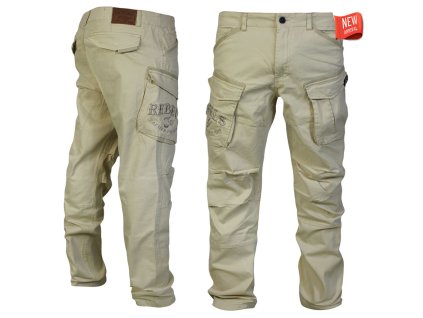 kalhoty Yakuza Premium Selection cargo 3952 béžové 1