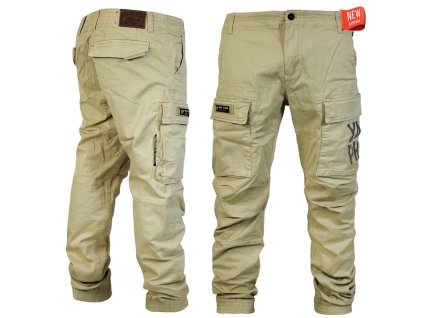 kalhoty Yakuza Premium Selection cargo 3951 béžové 1