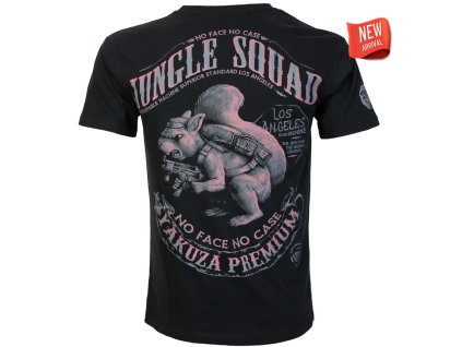 Pánské černé tričko Yakuza Premium Selection YPS 4011, Jungle Squad 1