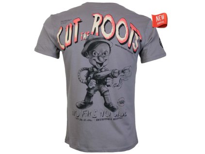Pánské šedo fialové tričko Yakuza Premium Selection YPS 4012, Cut the Roots 1