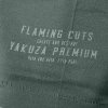 tričko pánské Yakuza Premium 3916 Flaming Cuts grey olive 4